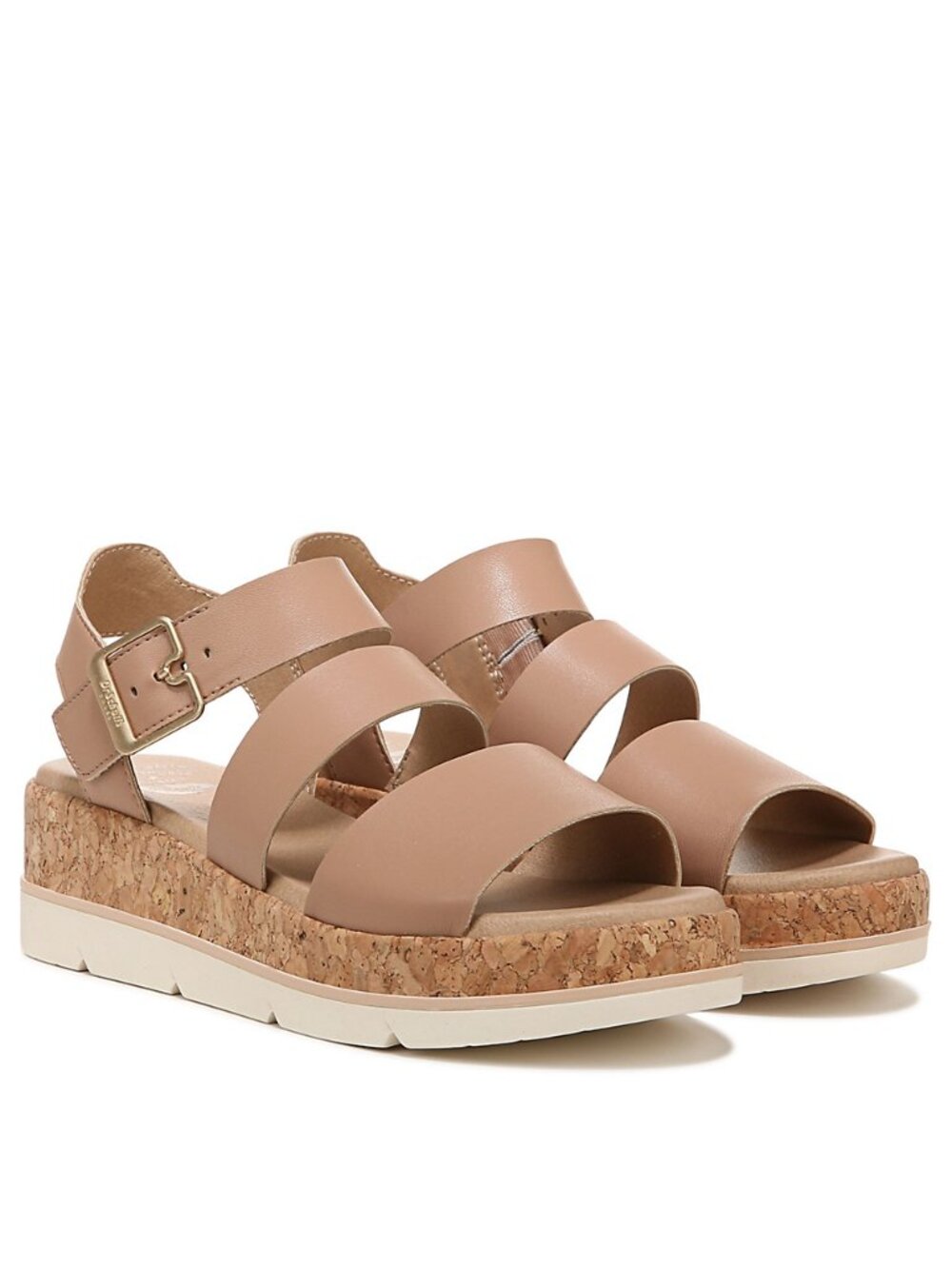 Dr. Scholl's Dr. Scholl's®  Once Twice Nude Elastic Strap Slingback Sandals 10